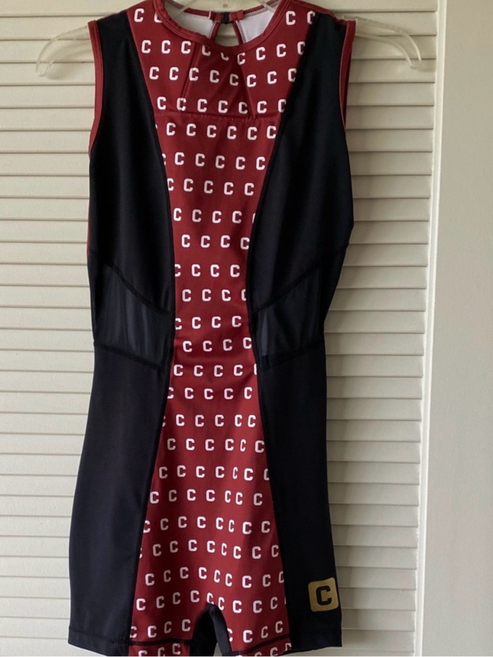 Chestee padded weightlifting singlet